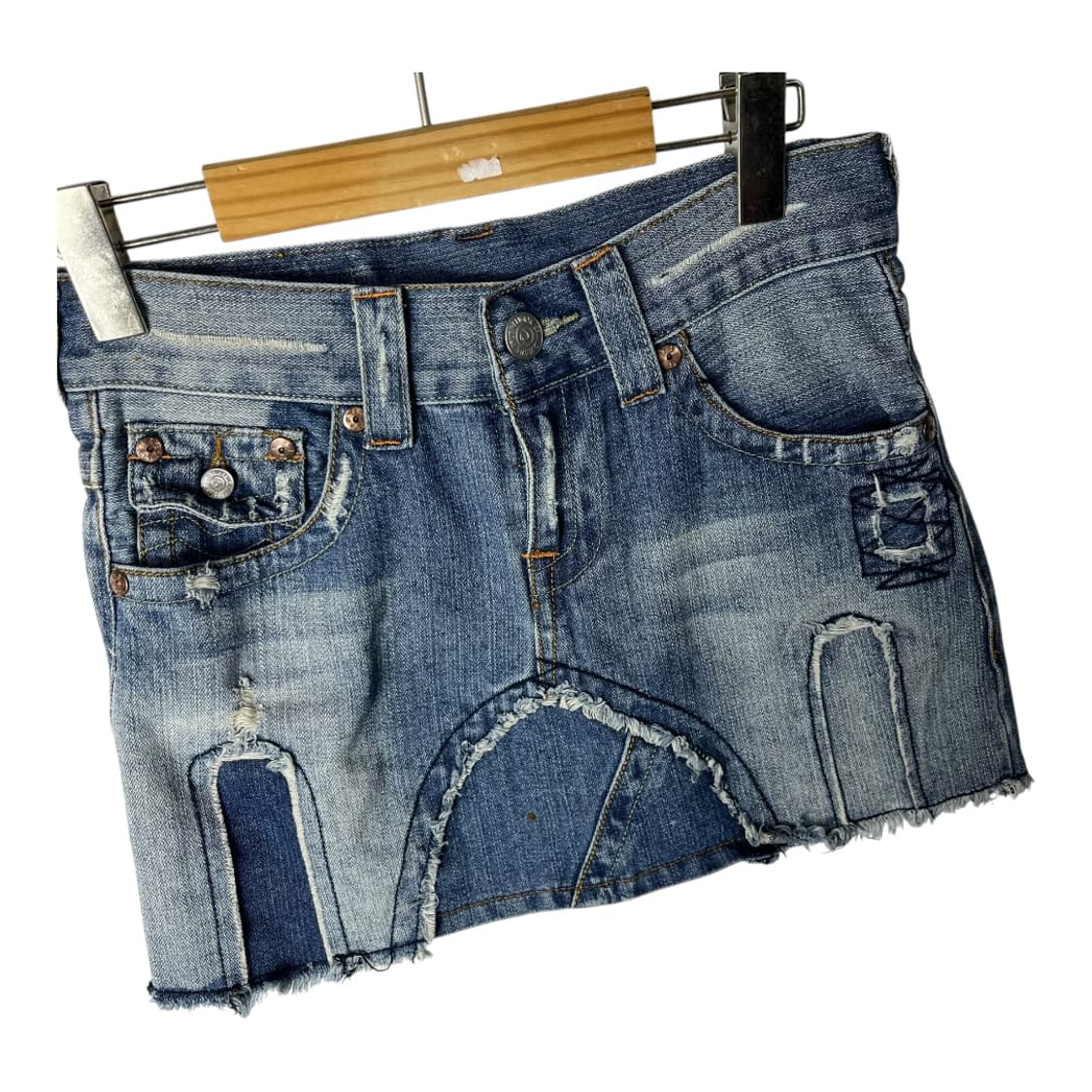 [True Religion] 트루릴리전 데님 미니스커트 상품이미지3