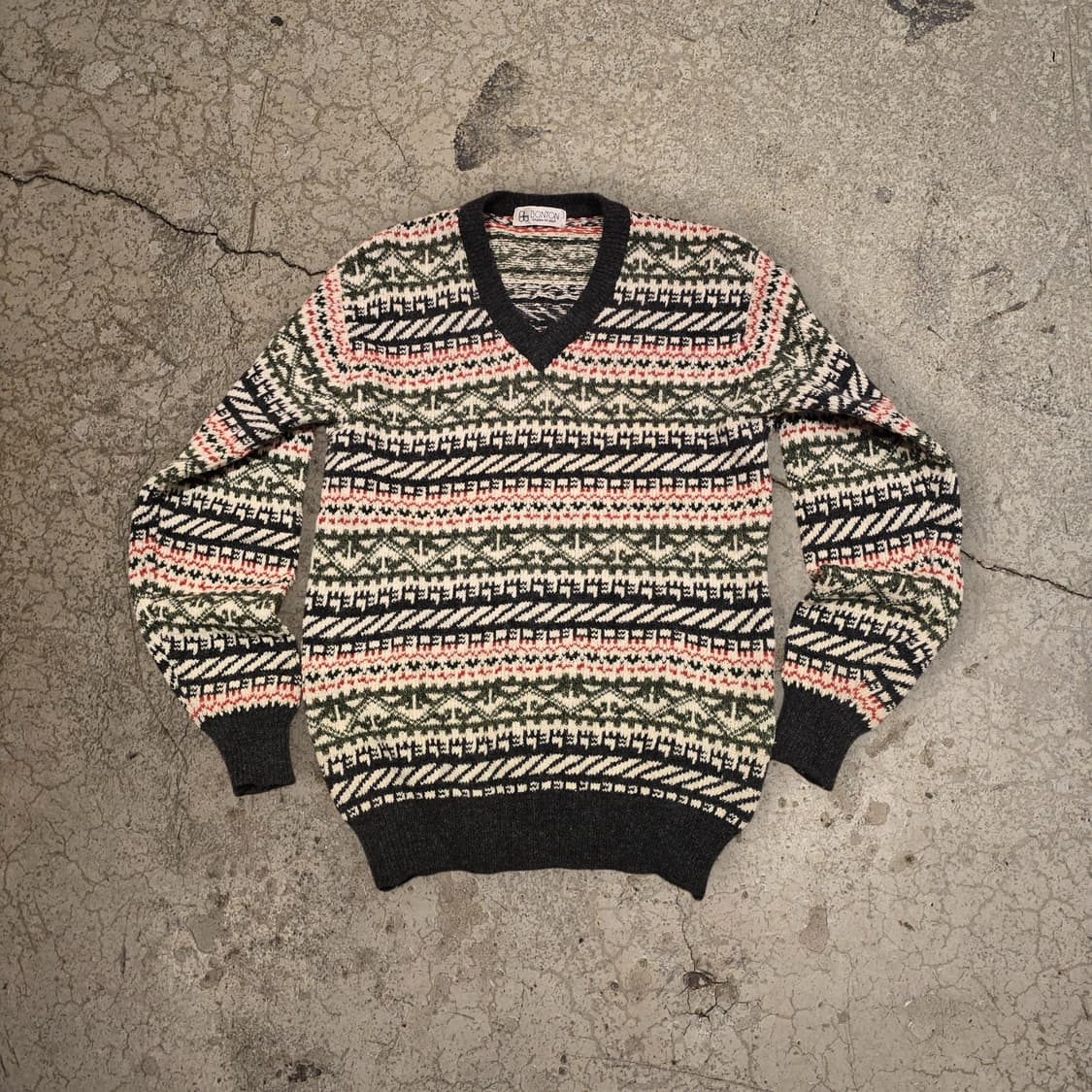 BONTON 'kingdom for adult 페어 아일 패턴 스웨터 상품이미지1