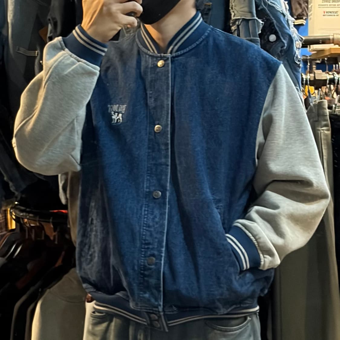 [NO.9] VTG 데님 바시티 자켓 상품이미지2