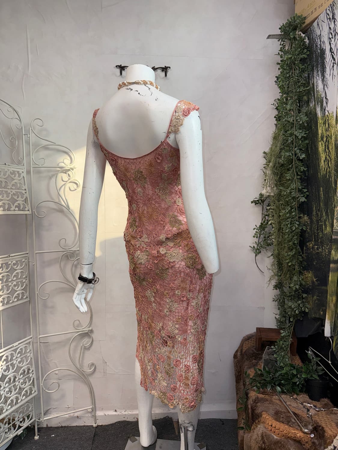 Dusty rose pink flower crochet setup 상품이미지3
