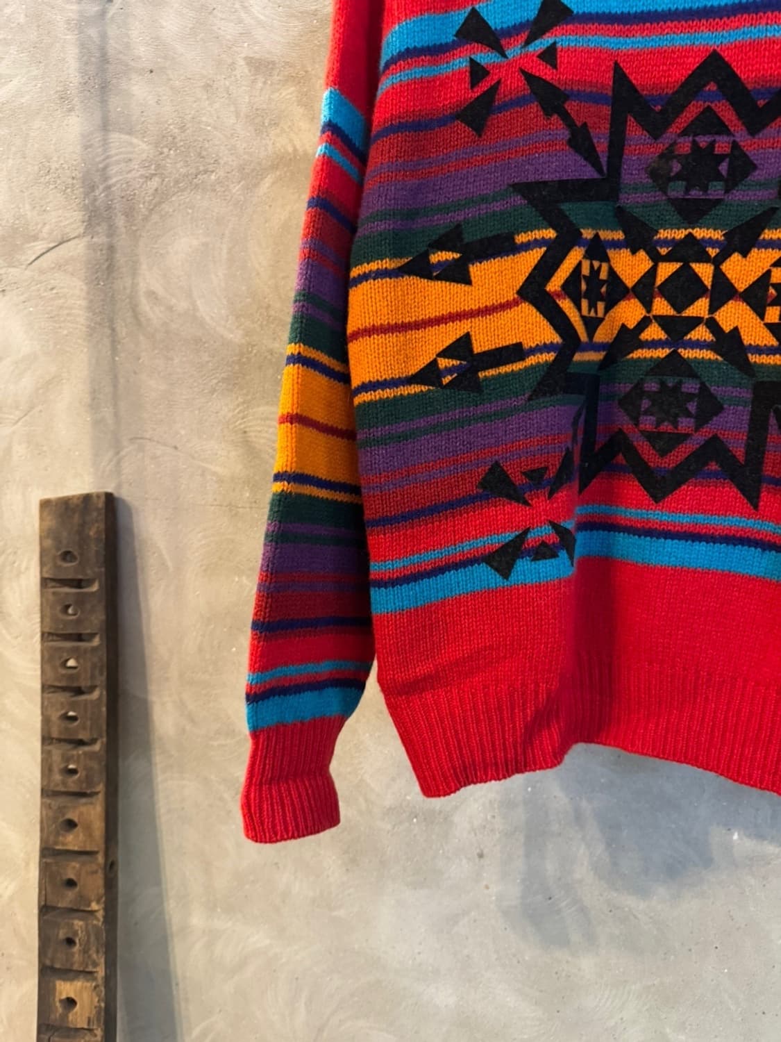 베네통 나바호 램스울 니트 100~105 상품이미지5