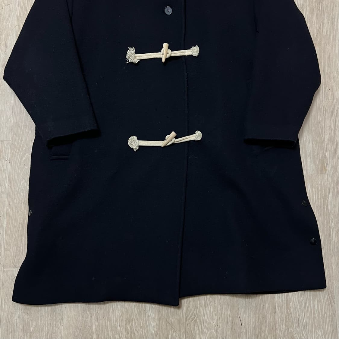 남성 오버사이즈 싱글 떡볶이코트 L/100  상품이미지3