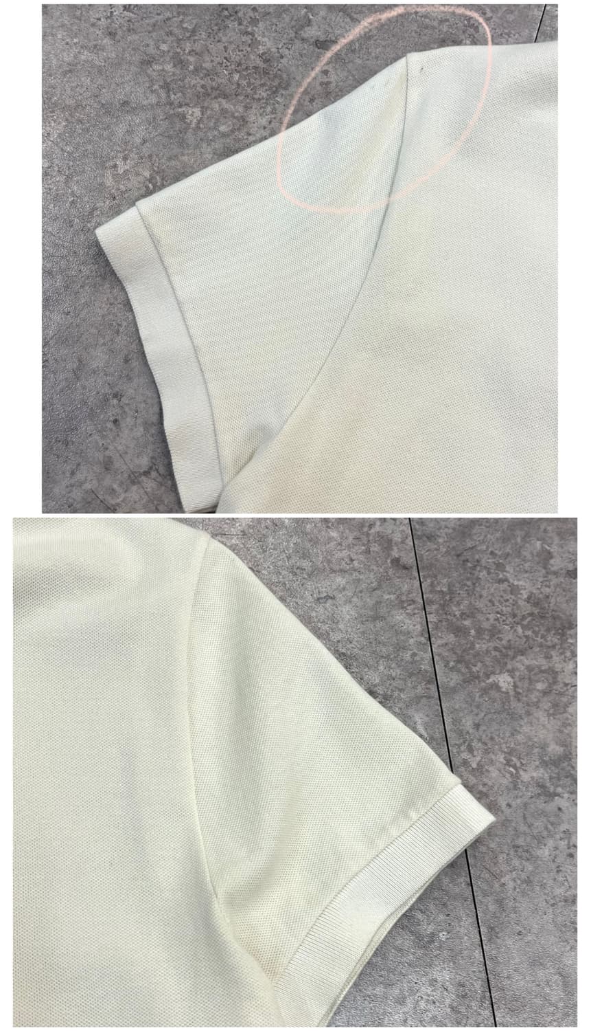 라코스테 반팔 카라티 아이보리 #csz4086 상품이미지10