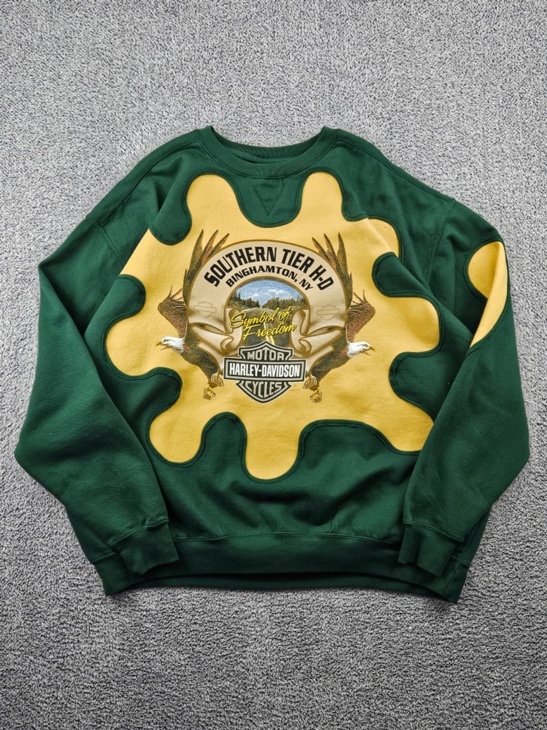 할리데이비슨X밀텍스 아플리케 커스텀 맨투맨 스웻셔츠 (3XL)/11541 상품이미지2