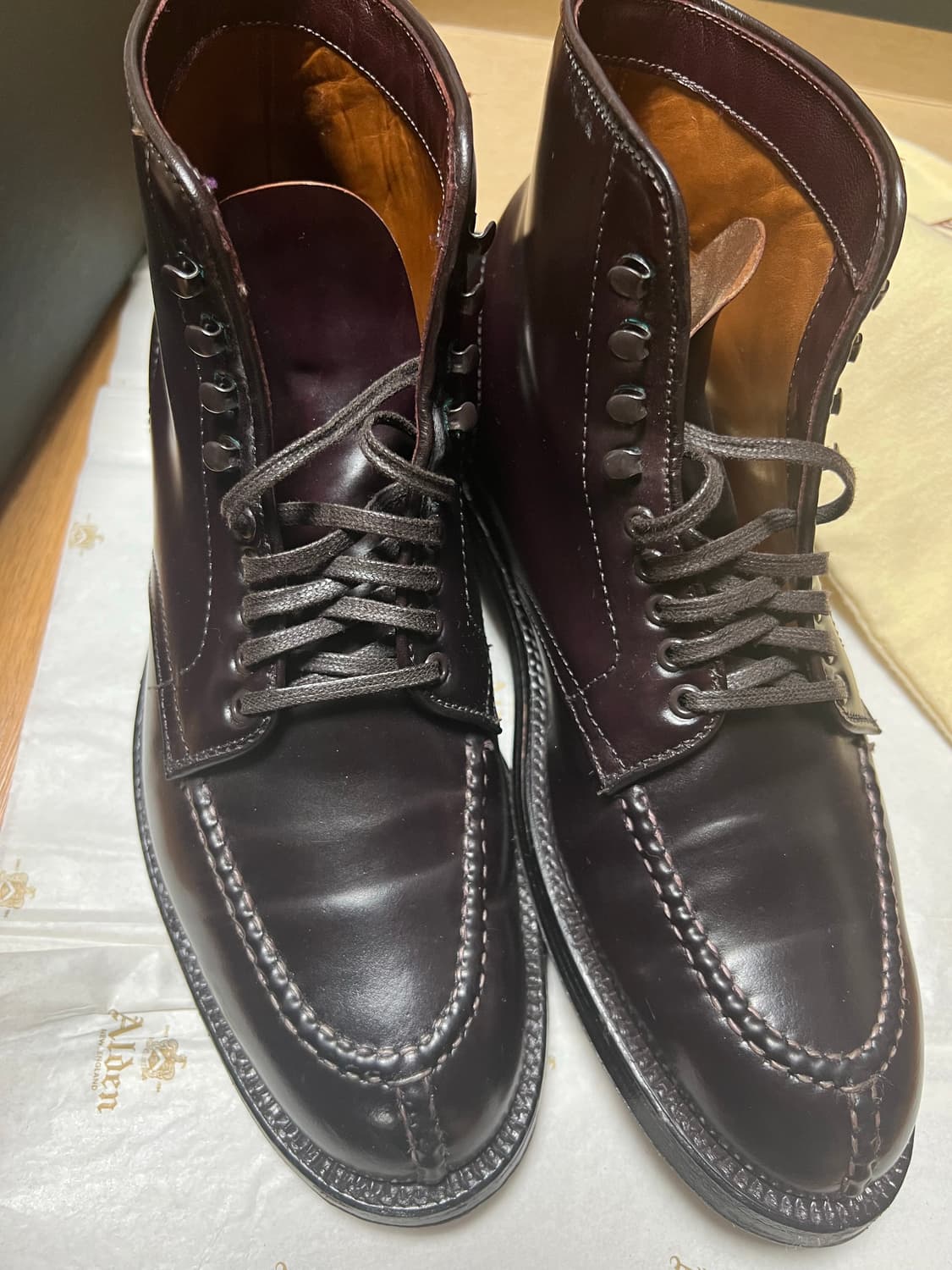 알든 부츠 40288H 6.5 E 풀구성 관리용품 포함 상품이미지10