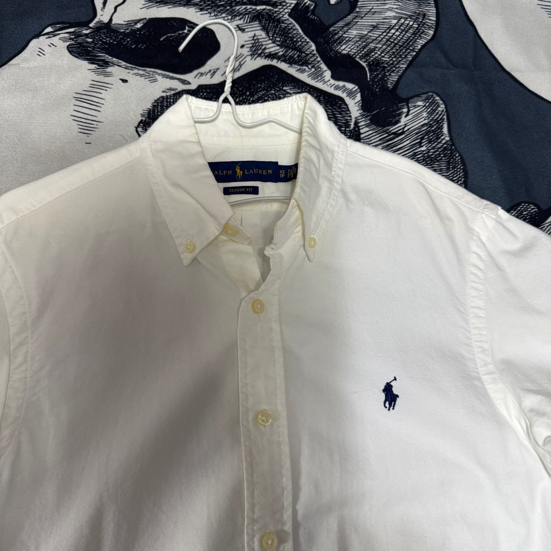 폴로랄프로렌 클래식핏 화이트셔츠 xs사이즈 상품이미지2