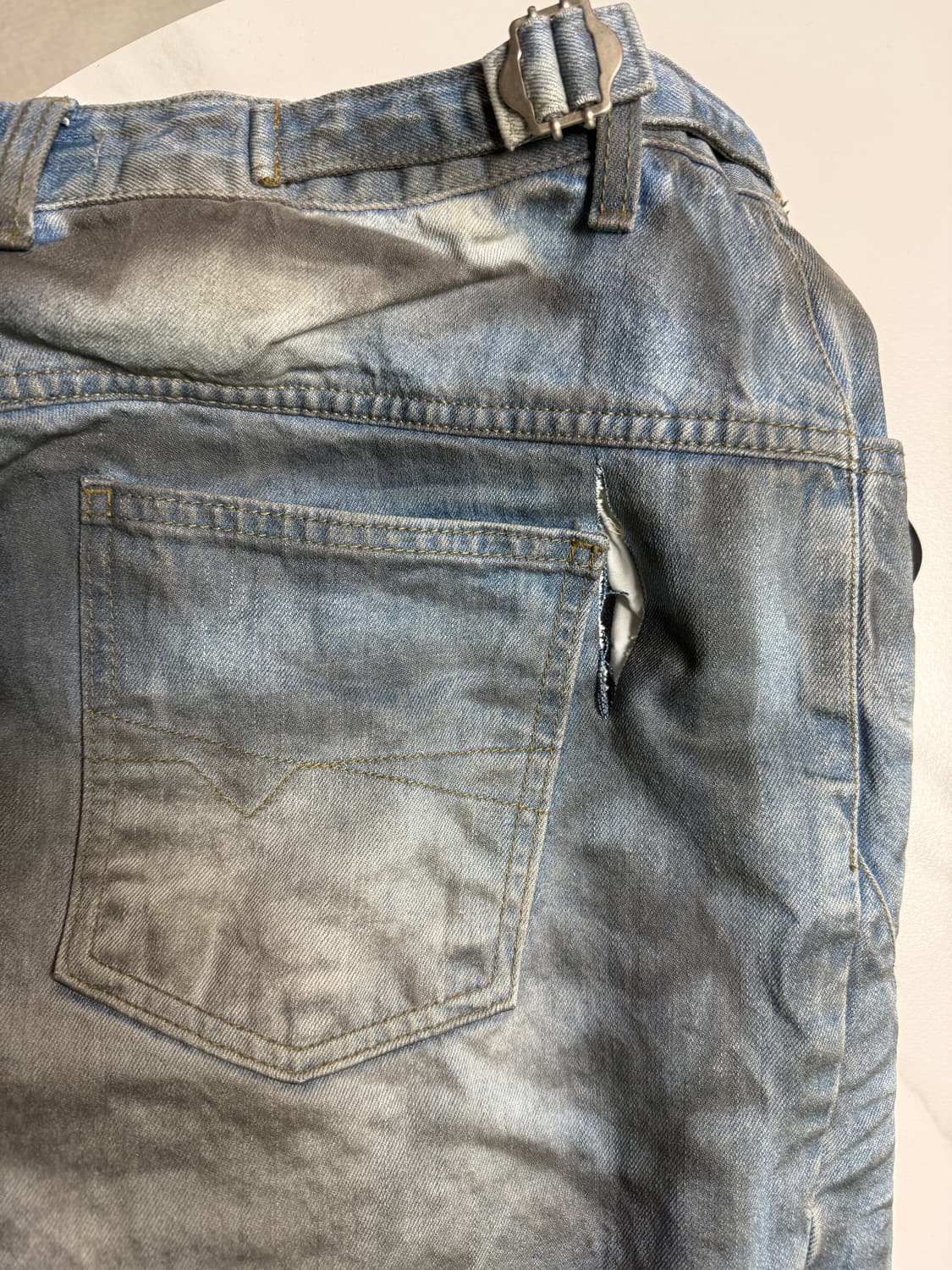 어나더유스 더티 워시드 데님팬츠 (3) 상품이미지6