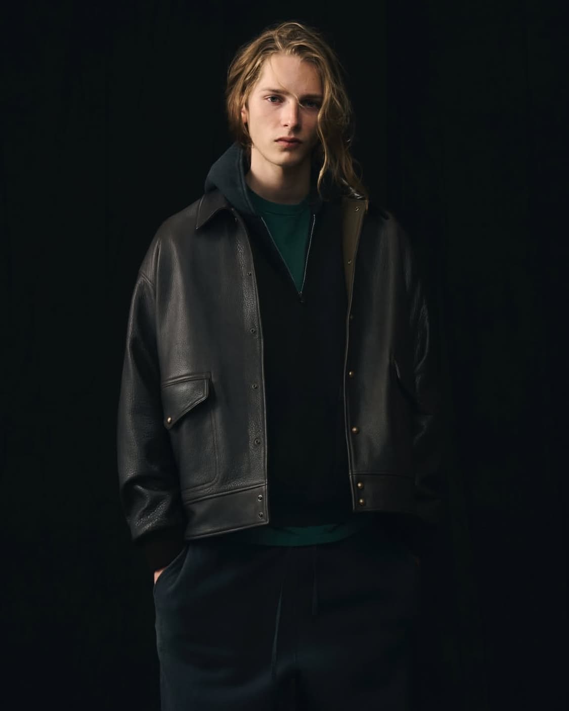 [2] 26SS 아프레쎄 레더 A-1 플라이트 자켓 상품이미지2