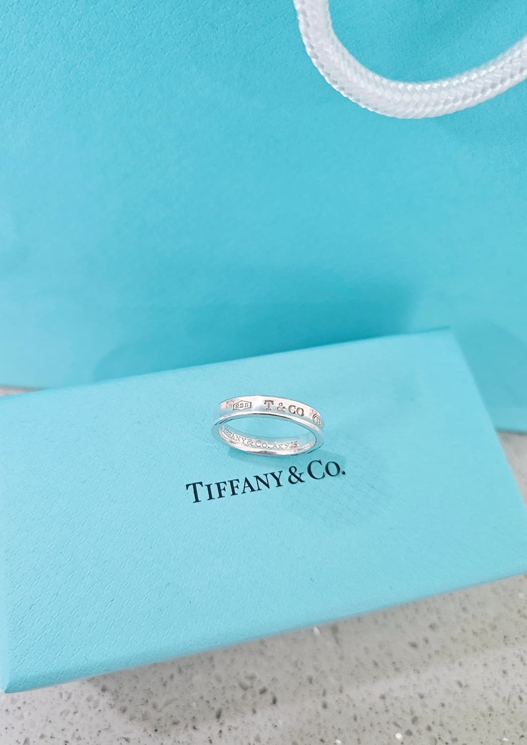 티파니앤코 1837네로우 실버 반지 [us7호/국내14호][정품] 상품이미지3
