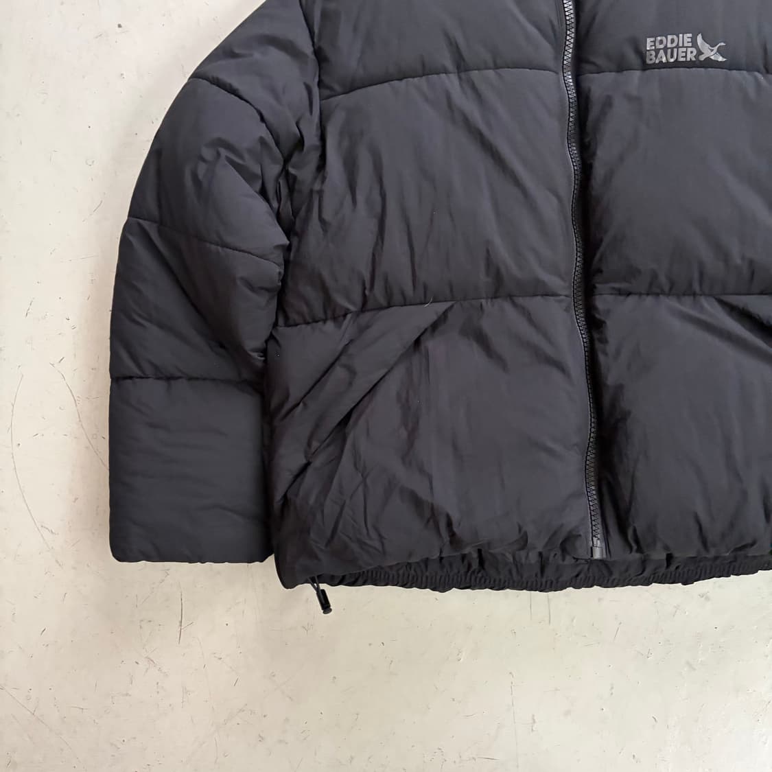 에디바우어 빈티지 푸퍼 숏 패딩 M 상품이미지3