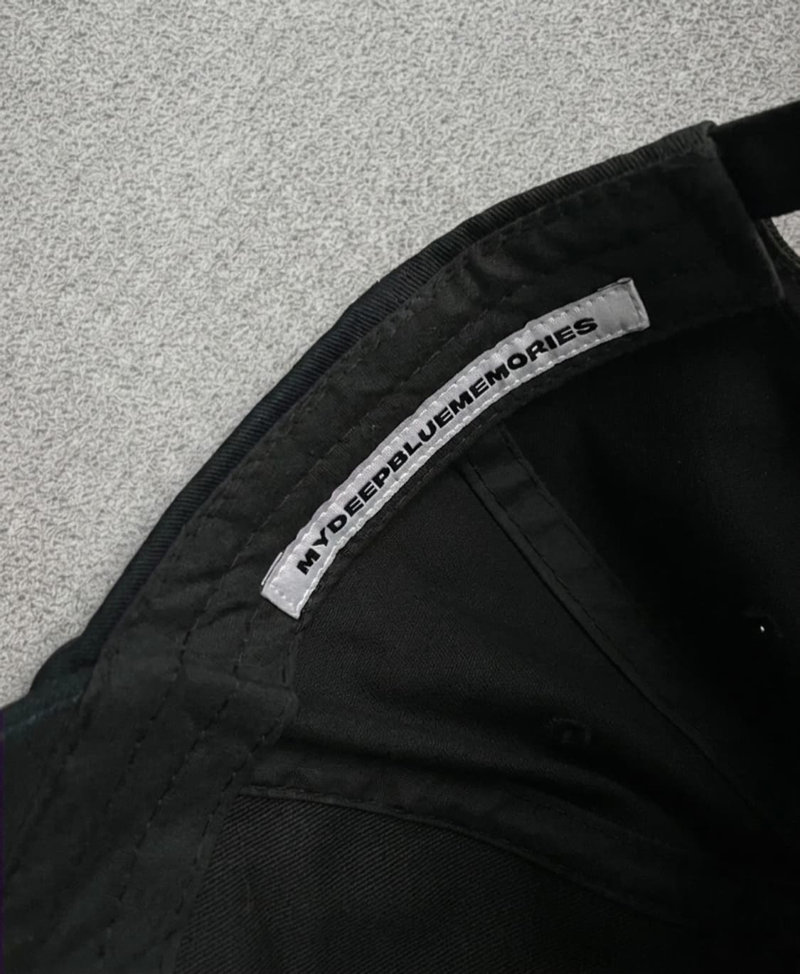 마이딥블루메모리즈 볼캡 블랙 상품이미지5