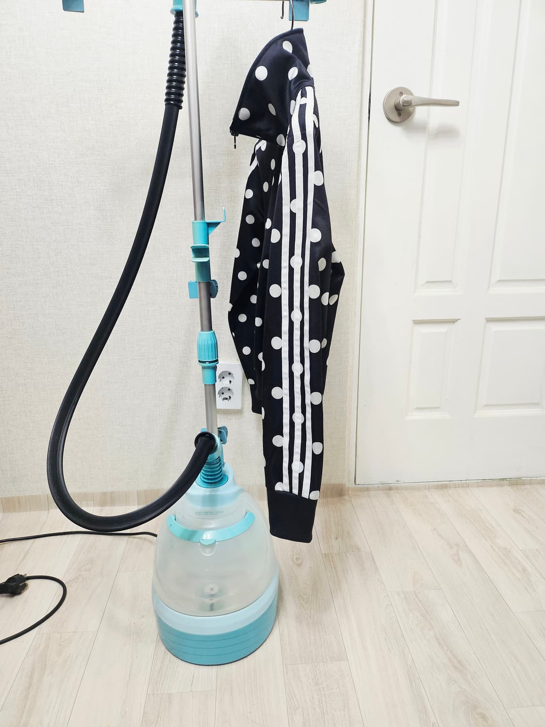 (90)S ☆초대장급☆아디다스 파이어버드 도트 백로고 [검흰] 트랙탑져지 상품이미지4