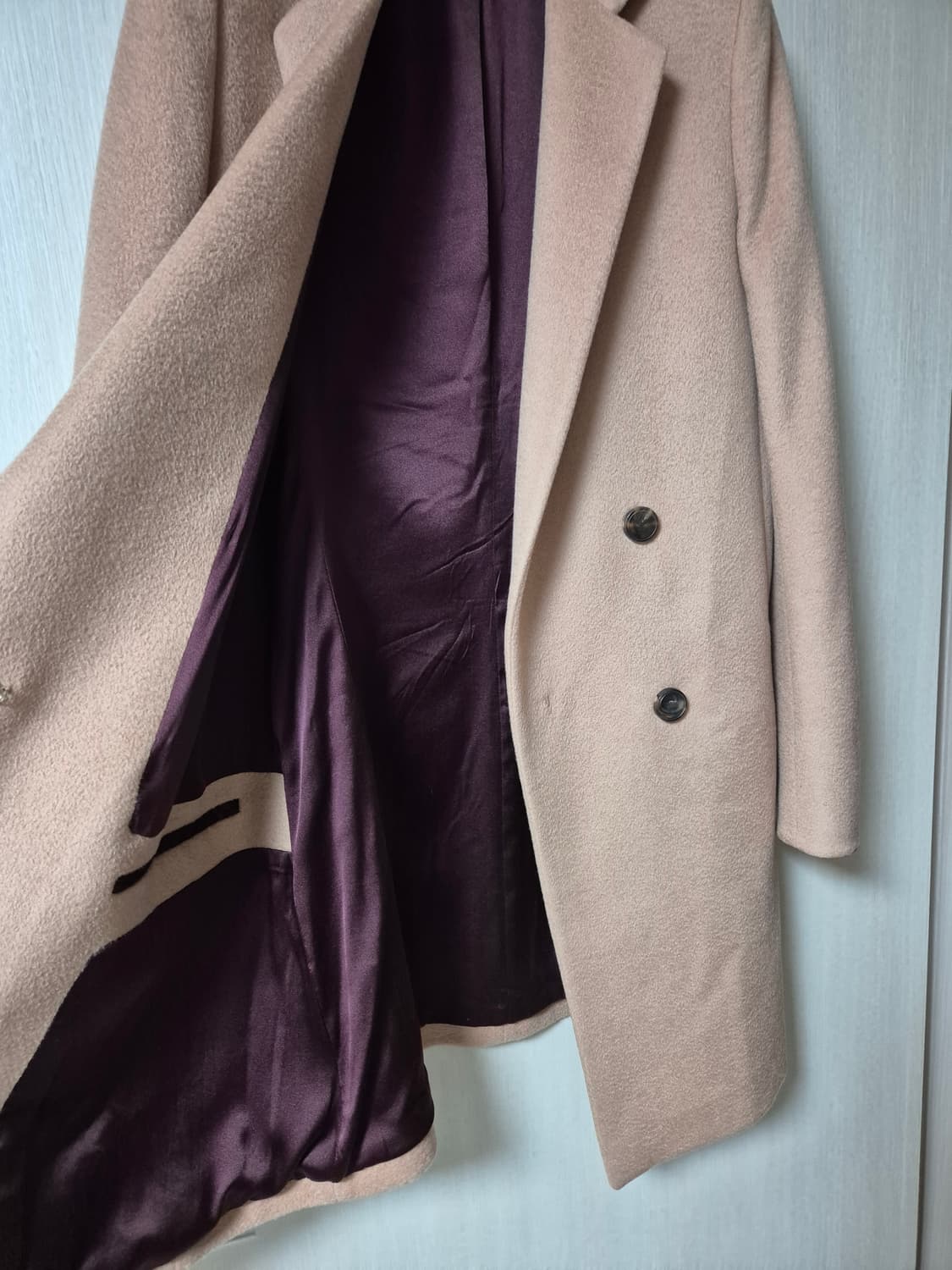 타임 TIME 한섬 캐시미어100 자켓 하프코트 타임캐시미어코트 상품이미지3