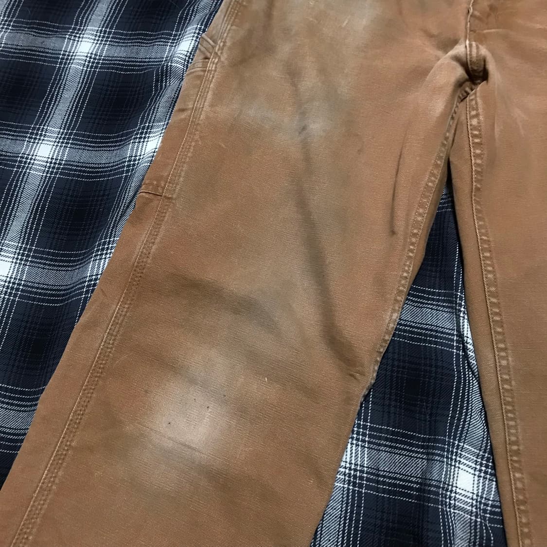 칼하트 빈티지 카펜터 헤비 덕 캔버스 레귤러 루즈 핏 상품이미지3