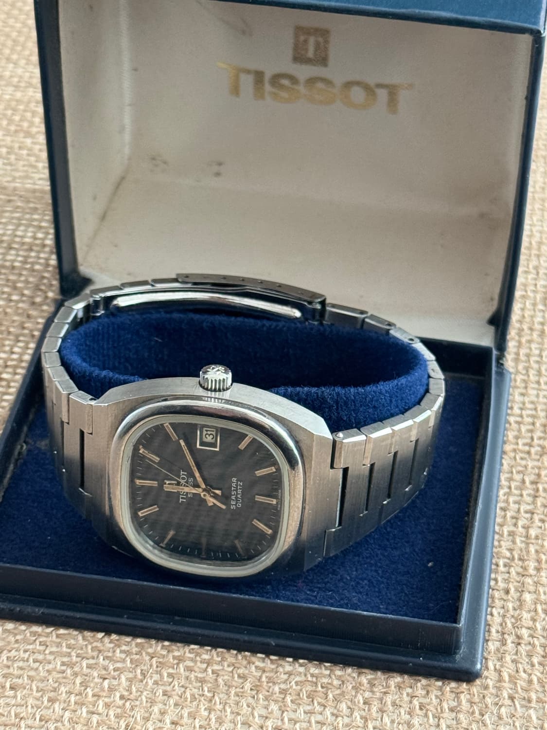 1970s 레어 빈티지 티쏘 TISSOT 씨스타 테레비 쿼츠 상품이미지3