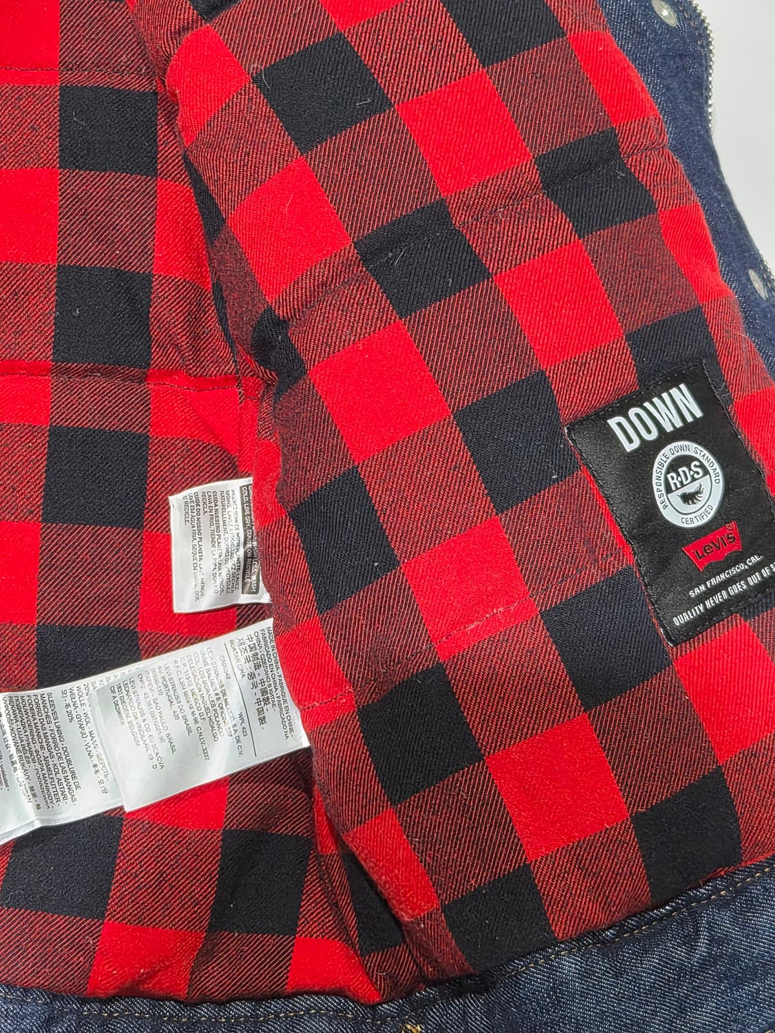 리바이스 쉐르파 구스다운 데님자켓 상품이미지6