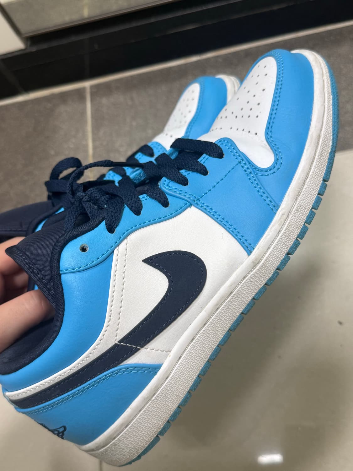 나이키 조던1 로우 다크 파우더 블루 상품이미지1