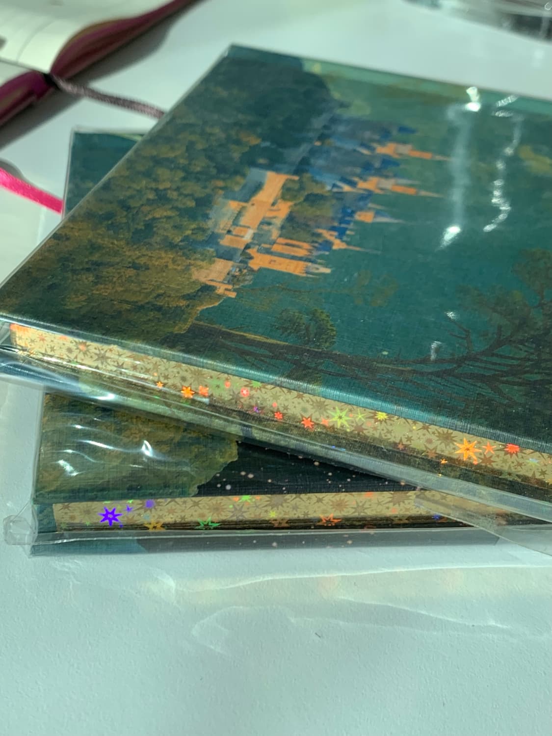 미개봉 에코드소울 다이어리 2권 메모지 2권 일괄 무지 노트 금박 별 상품이미지2