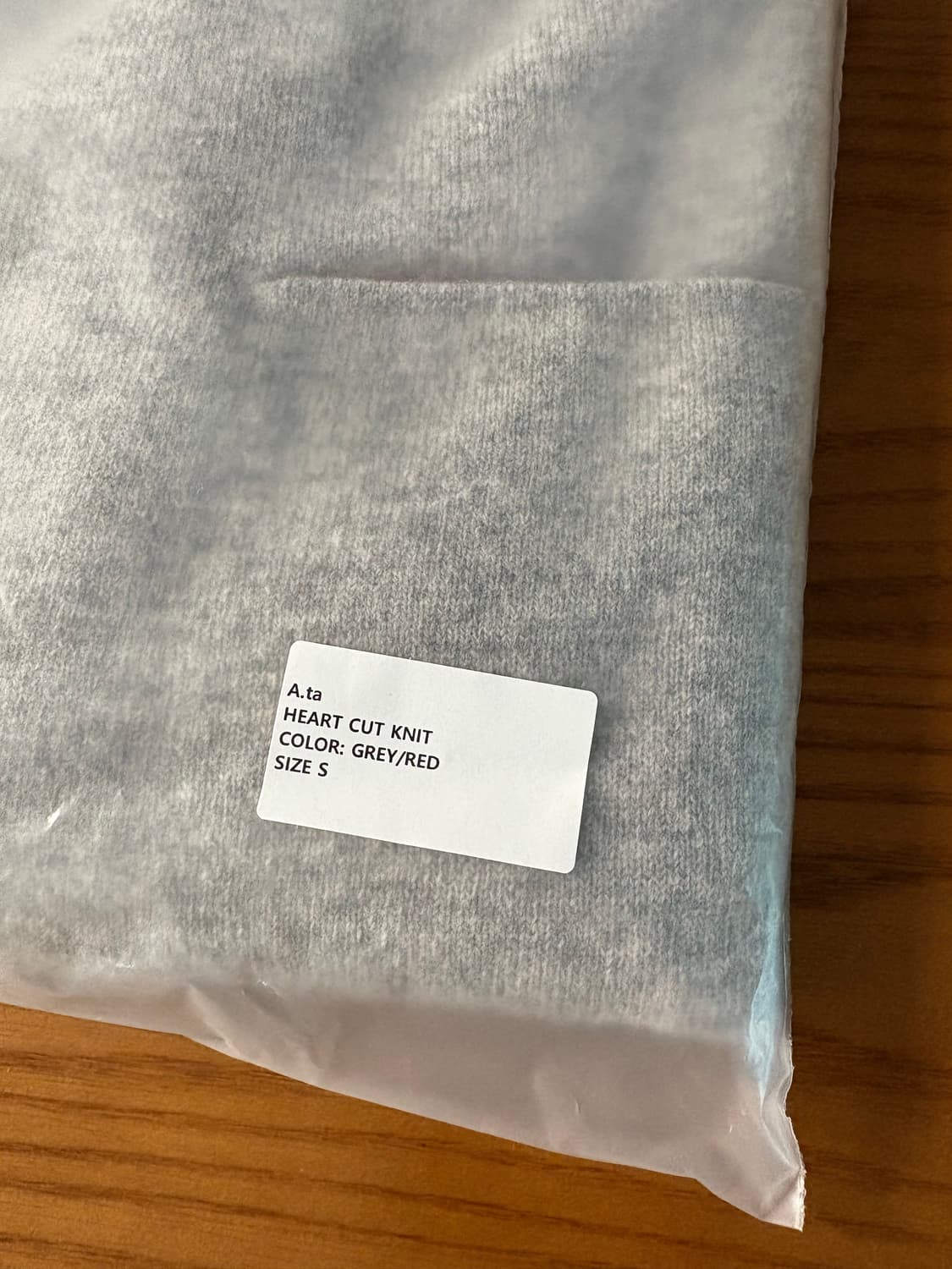 [s] A.ta heartcut knit 에이타 하트컷니트 상품이미지2