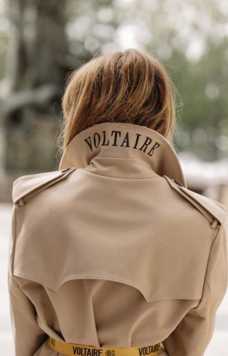 (정품)자딕앤볼테르 베이지 트렌치 코트 S  상품이미지2