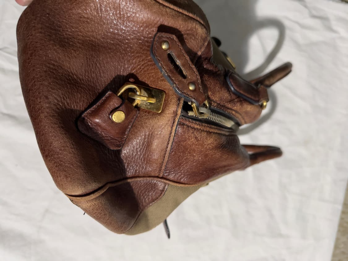 프라다 자가드 코튼 키 락 볼링백 상품이미지3