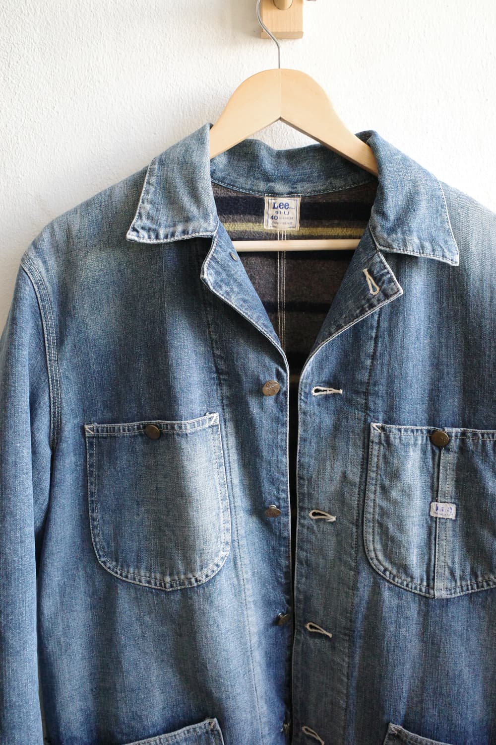 리 91-lj 데님 커버올 자켓 상품이미지10