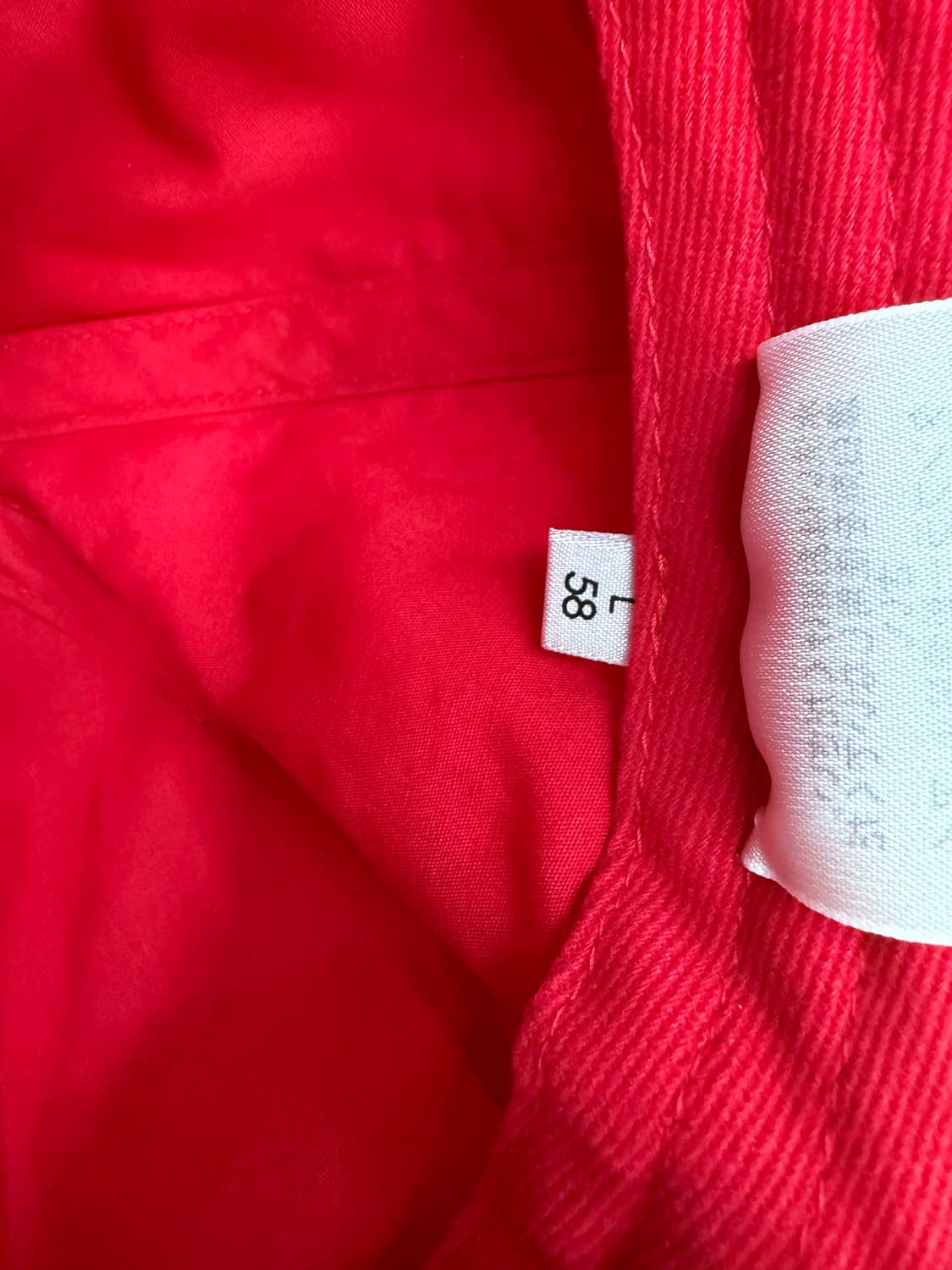 발렌시아가 자수 로고 레드 볼캡 상품이미지9