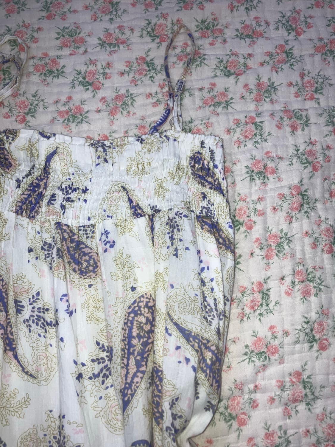 빈티지 파스텔 크로셰 오리엔탈 원피스 1120 모리걸 y2k 스트릿  상품이미지7