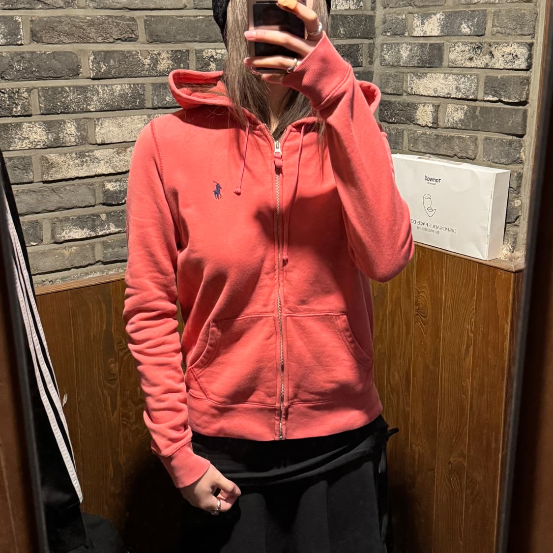 S) 폴로 랄프로렌 핑크 후드집업 상품이미지9