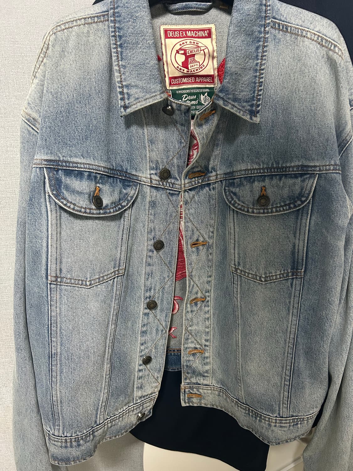 데우스 엑스 마키나 시시피언 자켓 미디움 인디고 상품이미지2