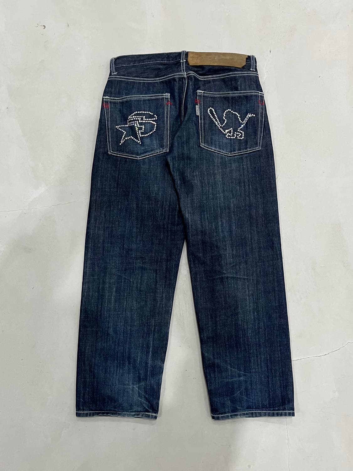 SANTASTIC! 🏏🐒💎 saru denim pants 상품이미지6