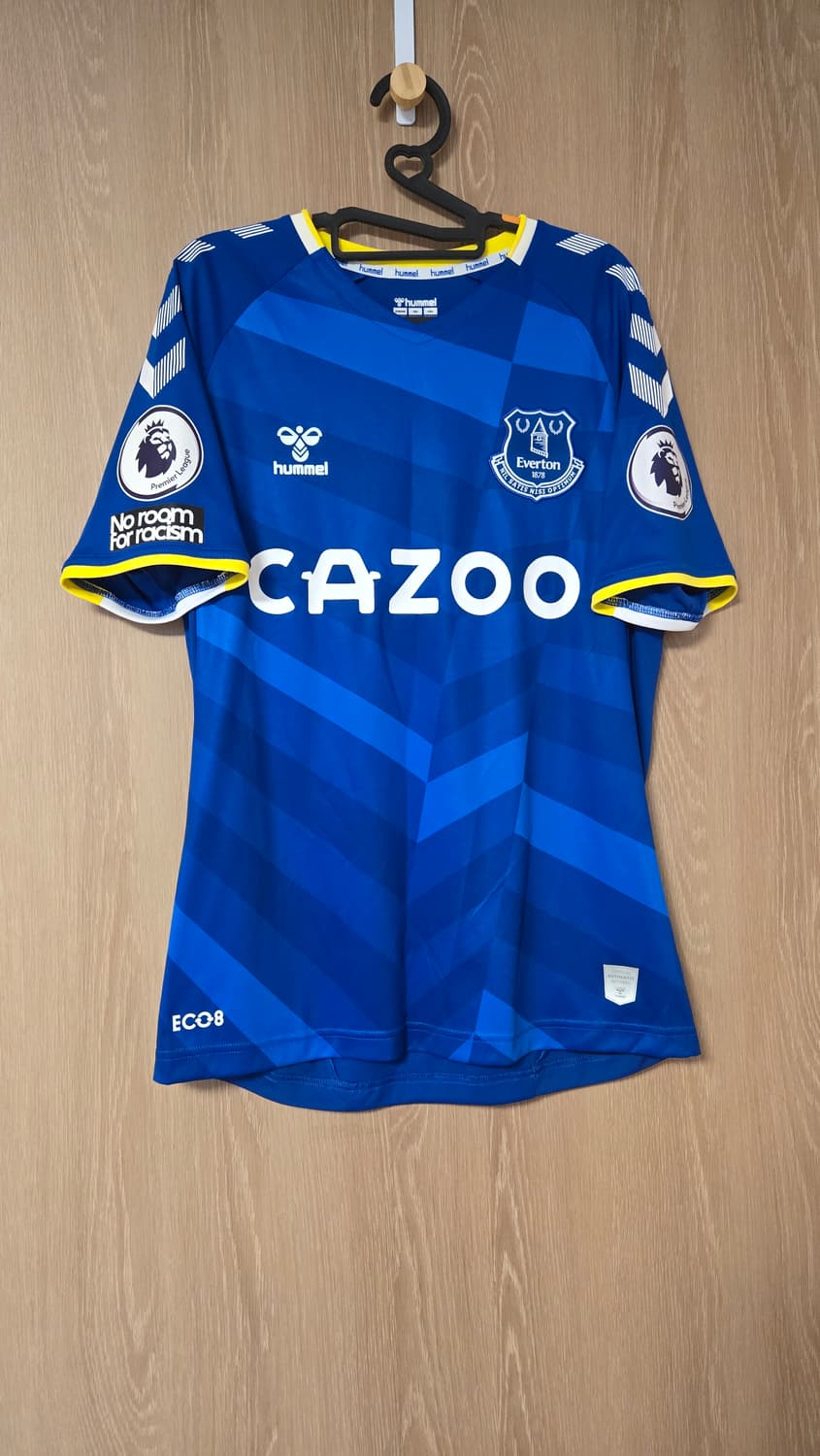 21-22 에버튼 홈 그레이 축구유니폼 상품이미지1