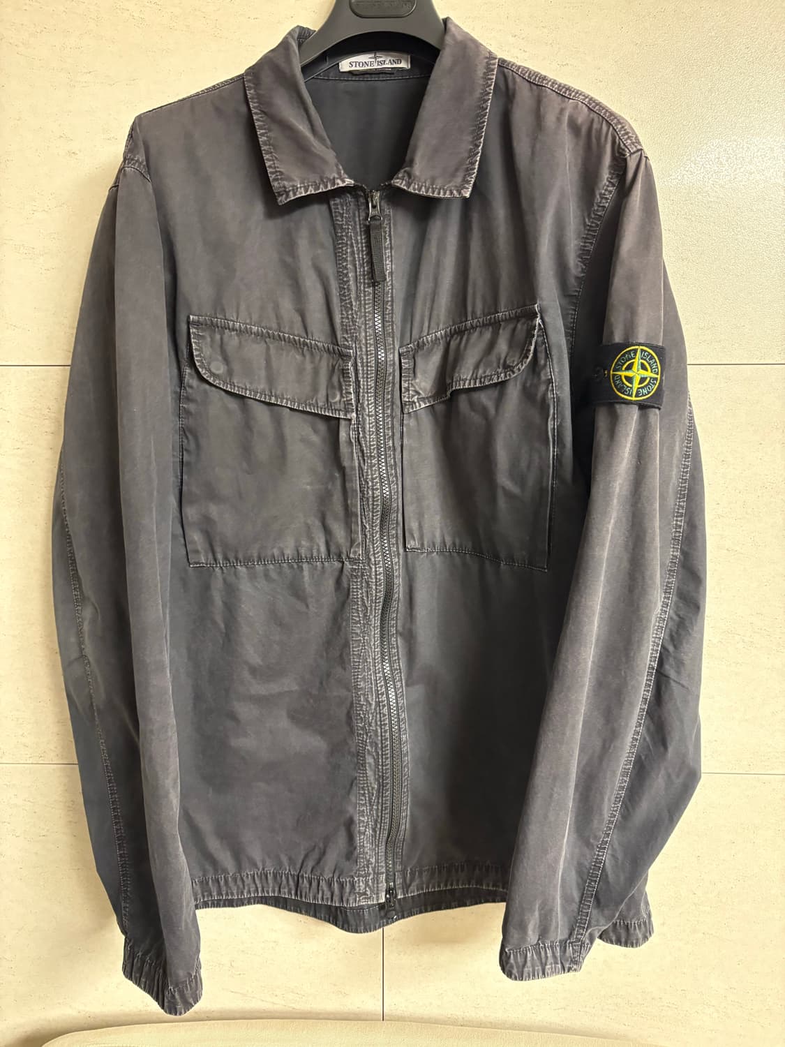 [XXL] 스톤아일랜드 신형 올드이펙트 오버셔츠 상품이미지1