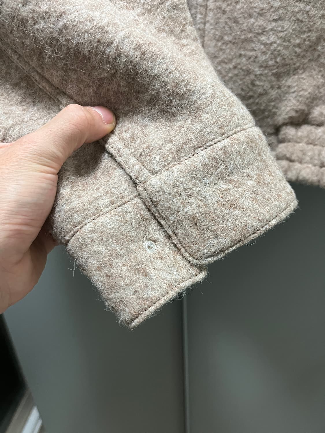 이예 yiyae 울 드리즐러 자켓 L  상품이미지4