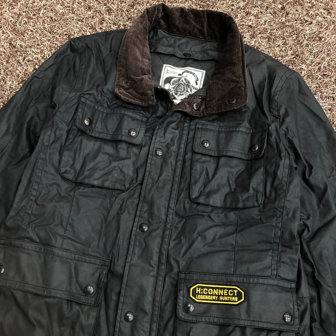 H:Connect 쿼드포켓 헌팅 왁스 자켓 상품이미지2