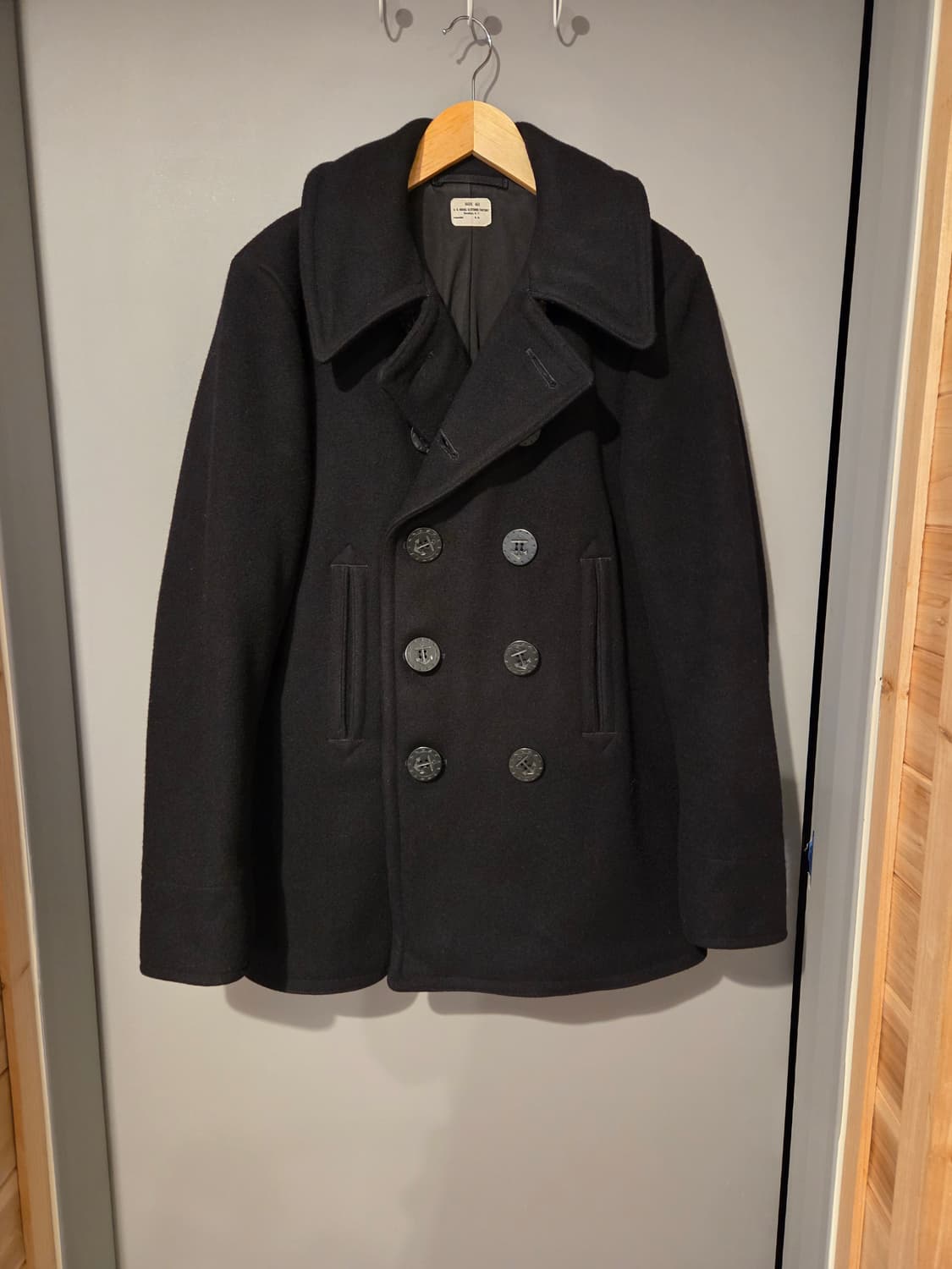 리얼맥코이 u.s 네이비 피코트 새상품급 판매합니다 상품이미지8