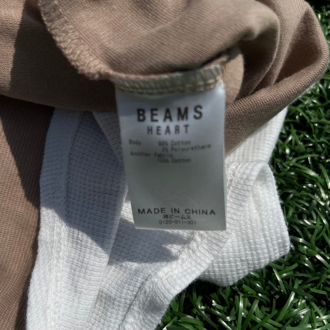 BEAMS 레이어드 반팔(실측확인)공용 상품이미지3