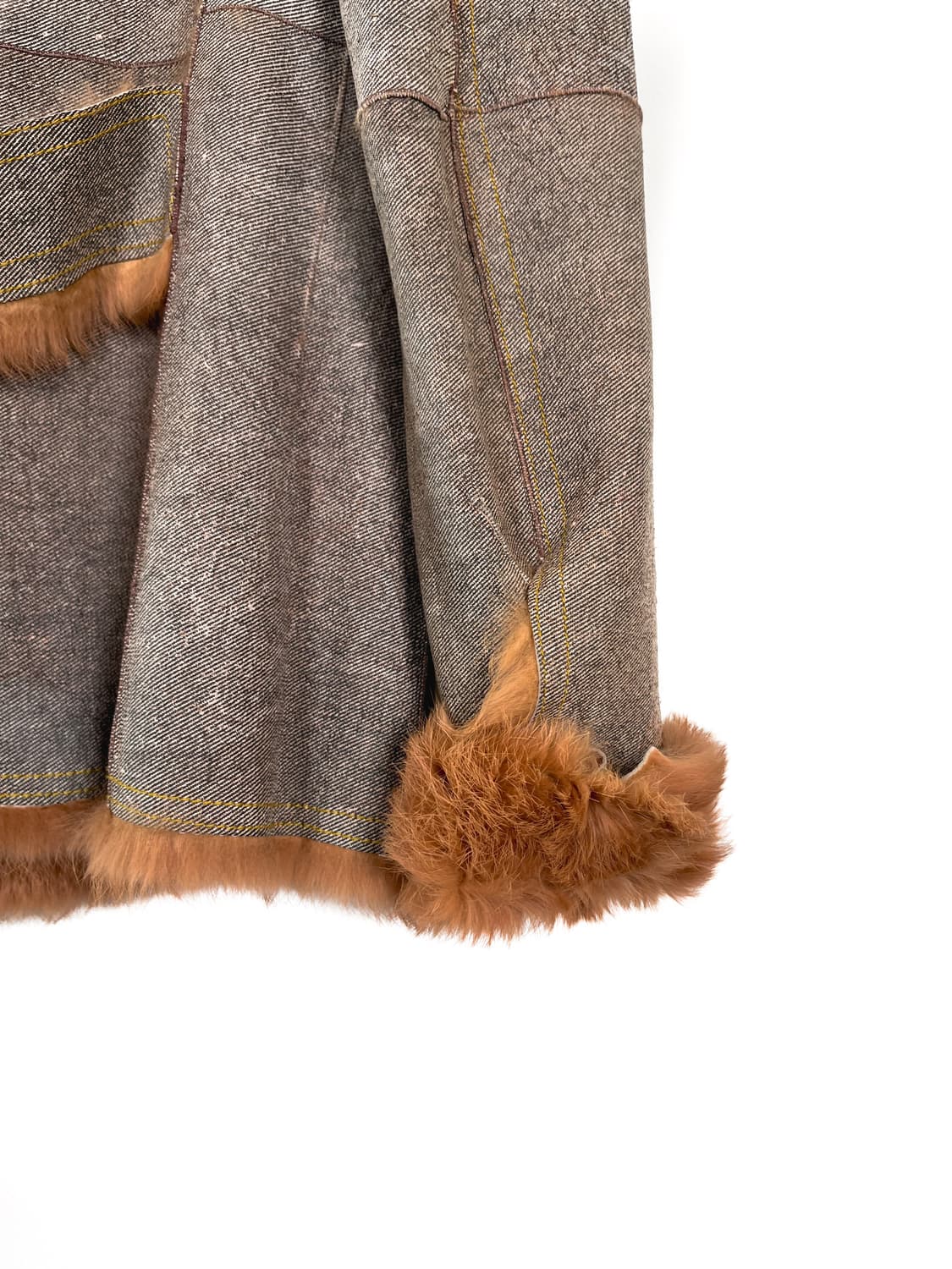 빈티지 토끼털 래빗퍼 자켓 상품이미지9