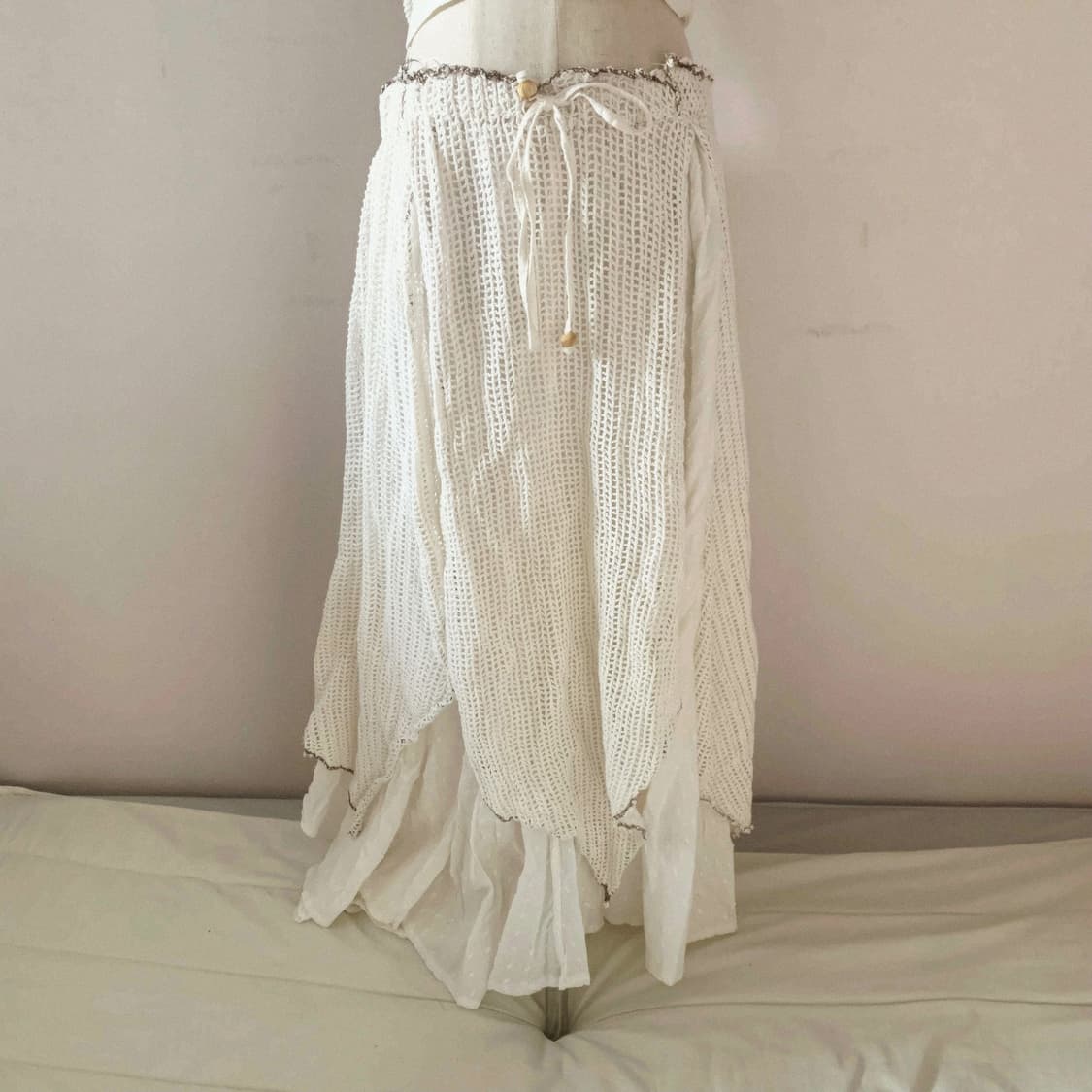 빈티지 나시 빈티지 스커트 일본빈티지 페어리 스커트 모리 사와코 하구미 상품이미지3