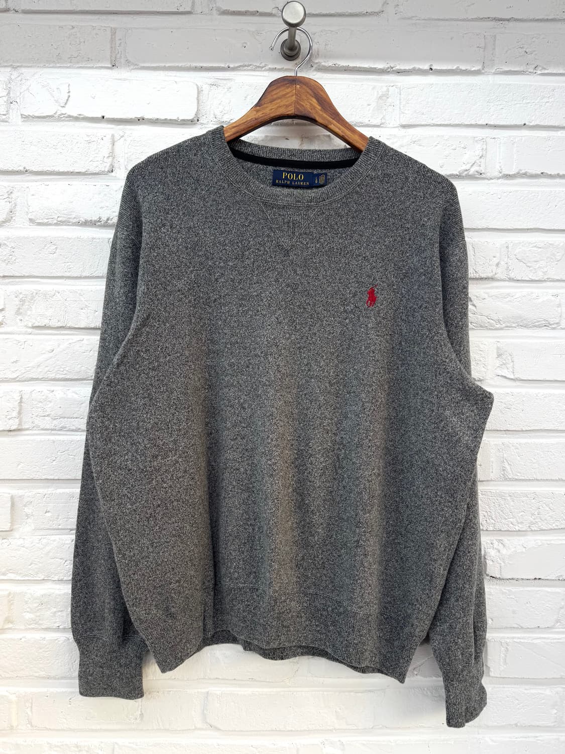 폴로 그레이 니트 상품이미지3