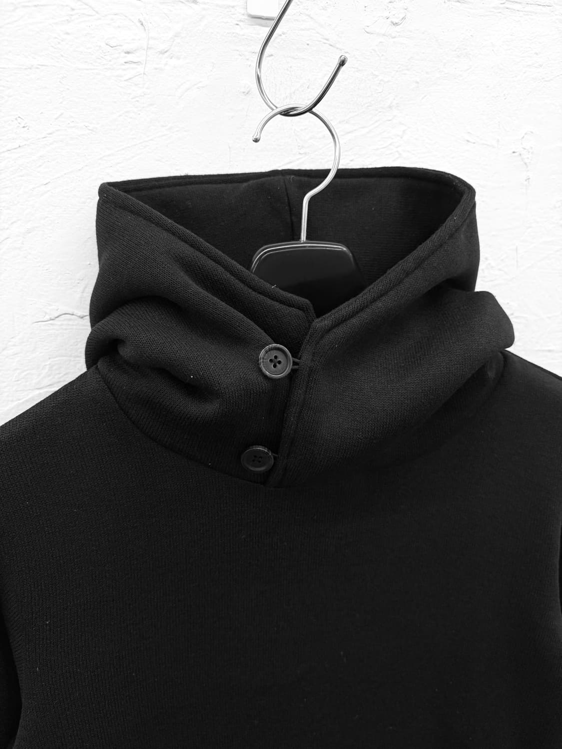 in the attic 하이넥 버튼 플리스 후드 상품이미지2