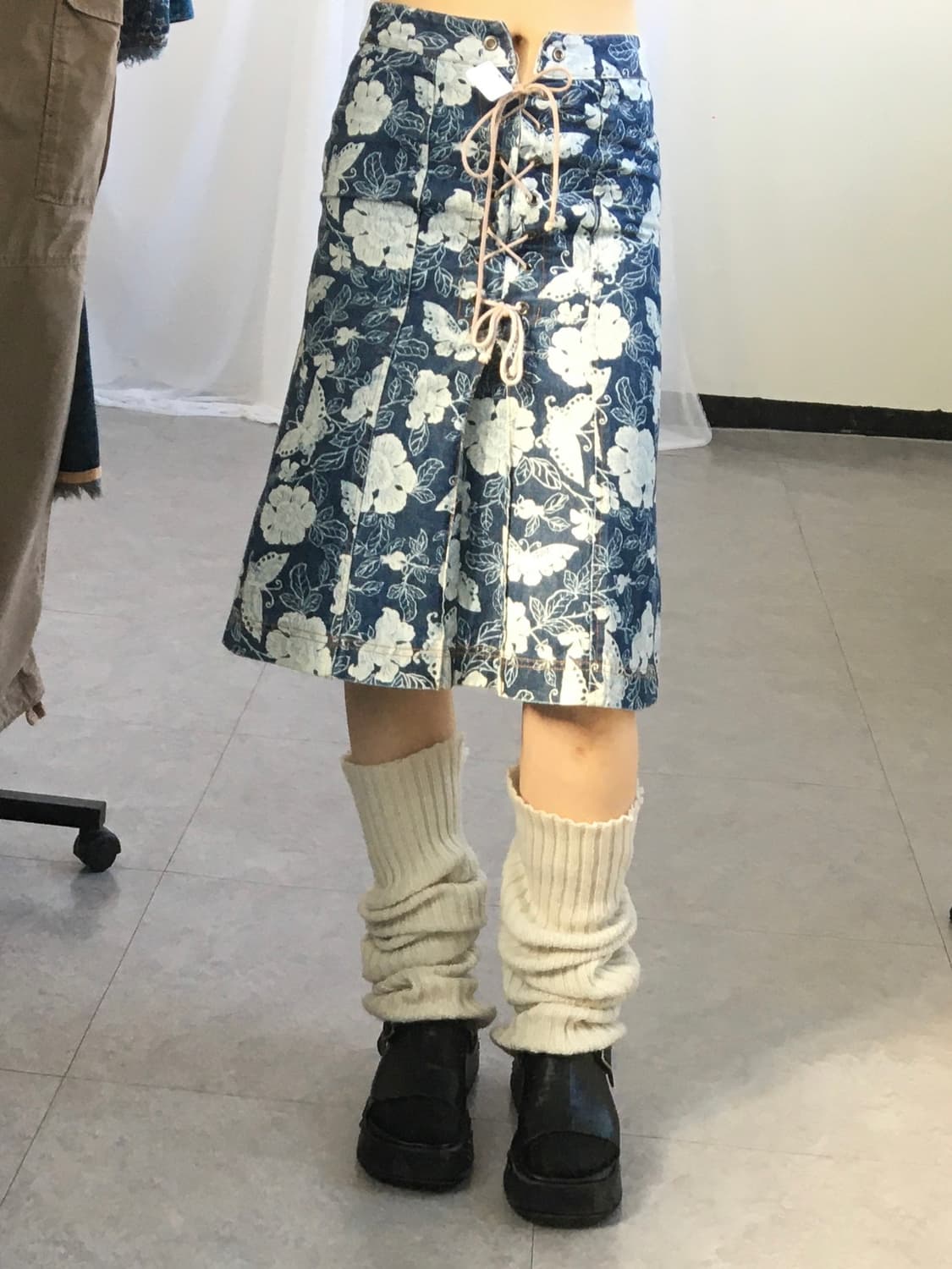 Ozone community butterfly pattern denim  상품이미지8