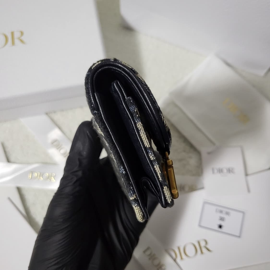 [신형/새상품급] 디올 오블리크 새들 카드지갑  상품이미지8