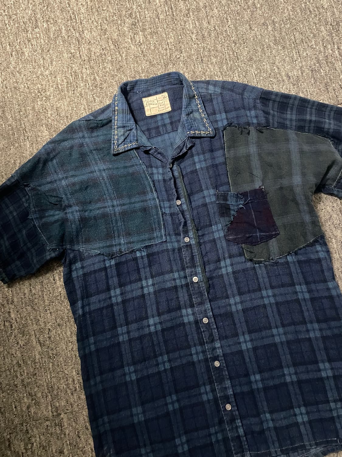 포터클래식 패치워크 반팔 셔츠 [L] 상품이미지1