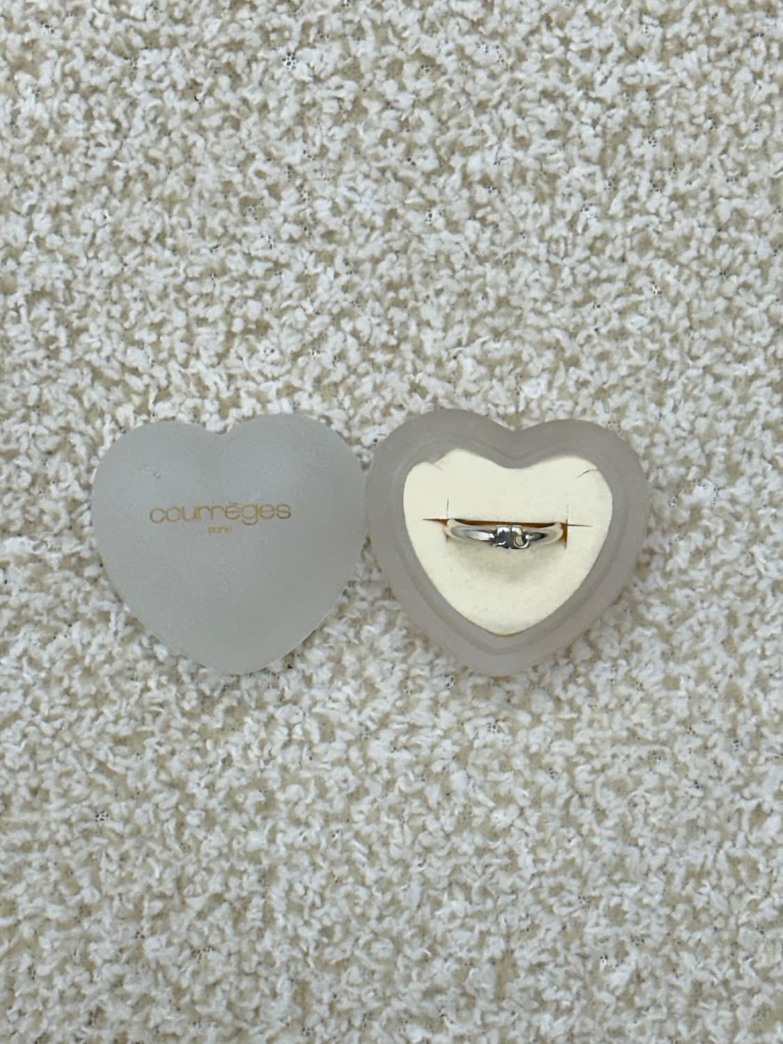 꾸레쥬 실버 반지 상품이미지6