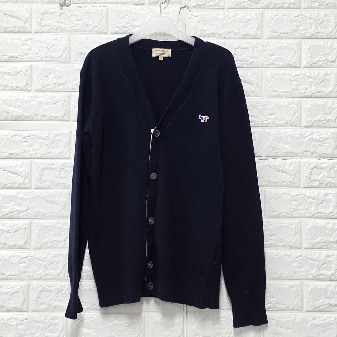 택포) 메종키츠네 트리컬러 폭스 가디건 M 상품이미지1