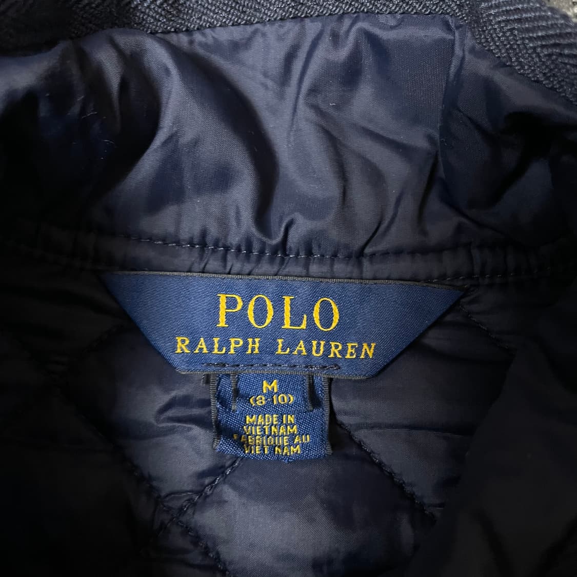 폴로랄프로렌 키즈 네이비 멀티포켓 퀄팅 경량 패딩 조끼 M(8-10) 상품이미지4