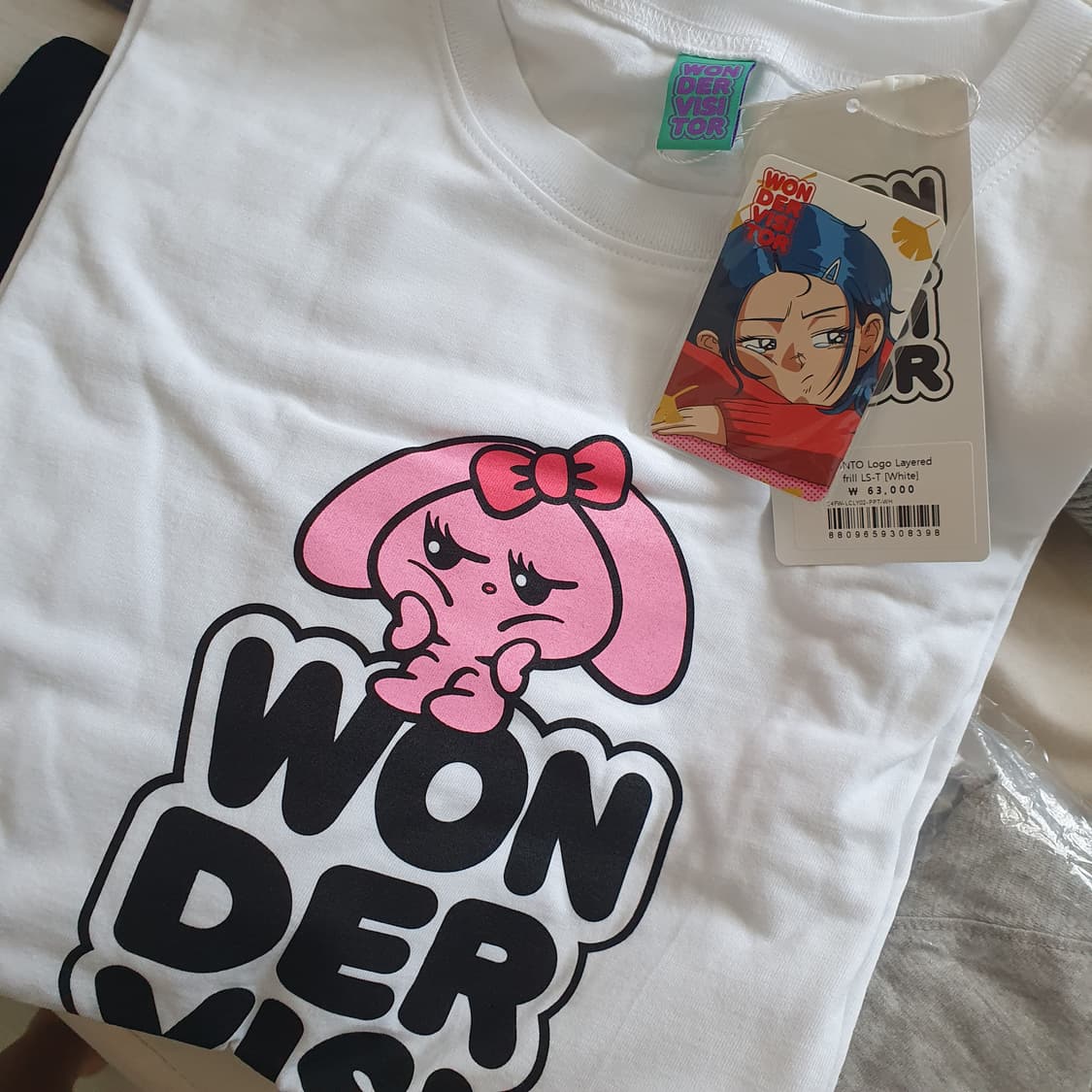 새상품 일괄) 원더비지터 걸스 긴팔티 상품이미지3