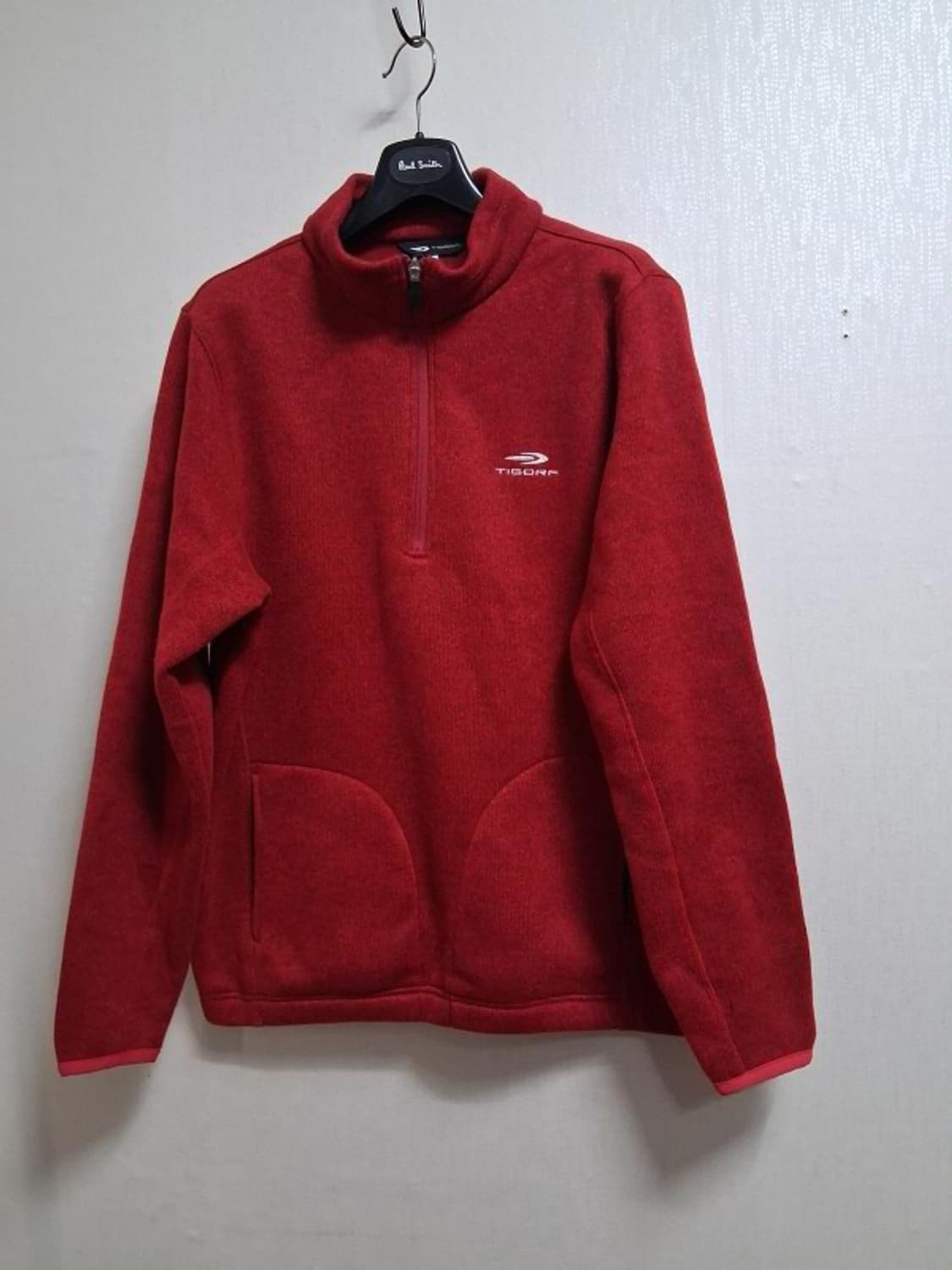 일본빈티지 TIGORA 티고라 남성 기모 반집업티 남성105 110미착용 상품이미지1