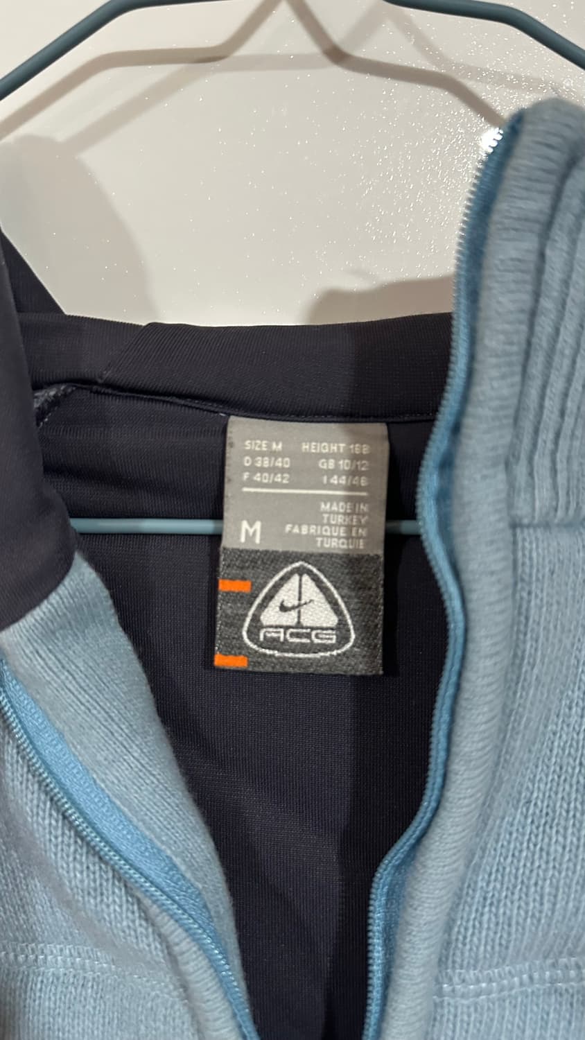ACG 올 컨디션 기어 하프집업 니트 블루 M 상품이미지3